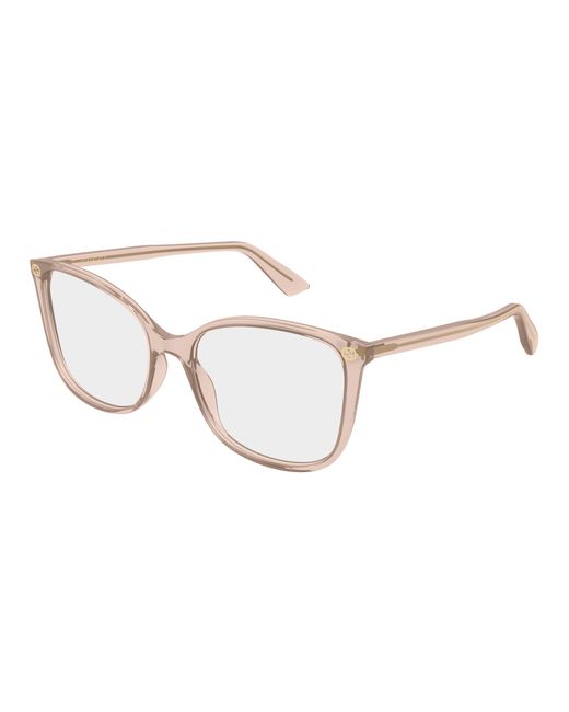 Gucci Black Gg0026O 032 Optical Frames Acetate Transparent Cat Eye