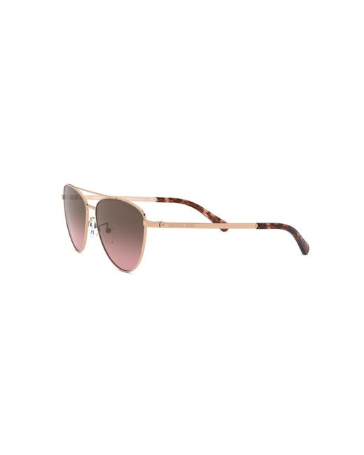 Michael Kors Metallic Mk1056 Barcelona 110867 Sunglasses Metal Pilot Normal Shaded