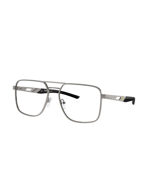 FERRARI SCUDERIA Black Fz7005 104 Optical Frames Metal Squared Normal for men