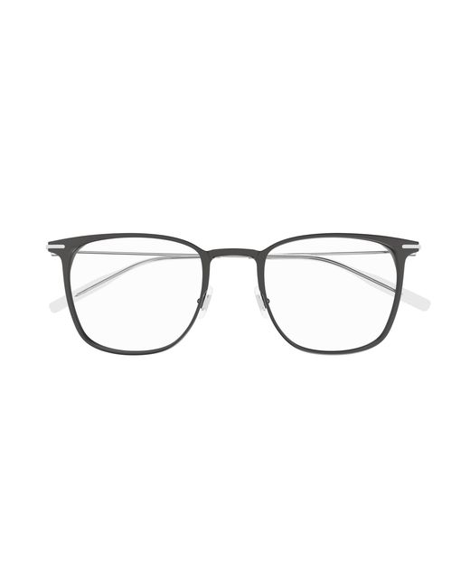 Montblanc Black Mb0356O 010 Optical Frames Transparent Squared for men