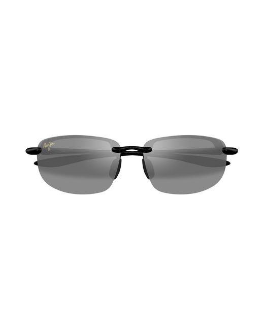 Maui Jim Black Mj0407S 001 Sunglasses Injected Squared