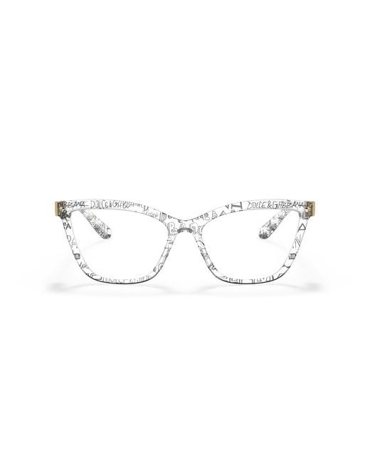 Dolce & Gabbana Black Dg5076 3314 Optical Frames Nylon Cat Eye Normal