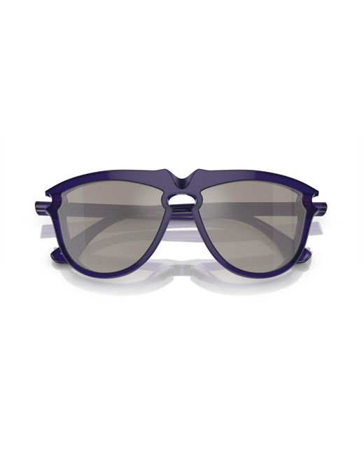 Burberry Black Be4417U 41056G Sunglasses Acetate Pilot Mirrored for men