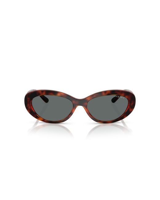 Vogue Eyewear Black Vo5630S W65681 Sunglasses Nylon Round Polarized