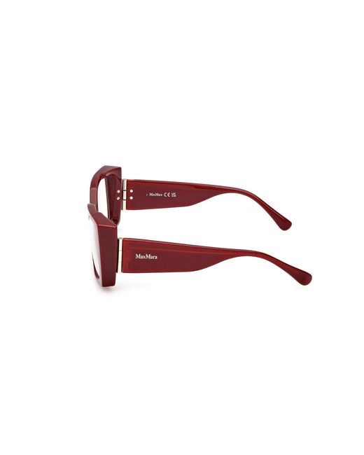 Max Mara Black Mm5173-B 069 Optical Frames Acetate Squared Normal