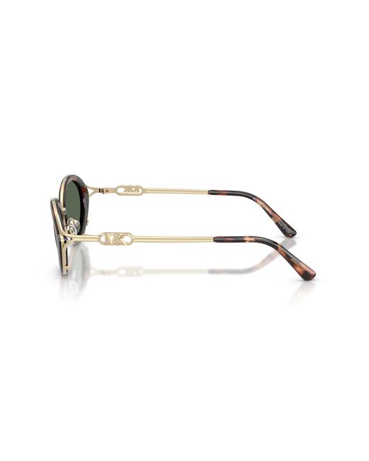Michael Kors Black Mk1179 Key West 403171 Sunglasses Metal Round Normal