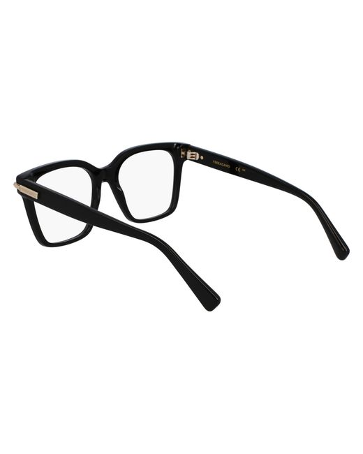 Ferragamo Black Sf3009 001 Optical Frames Acetate Squared Normal