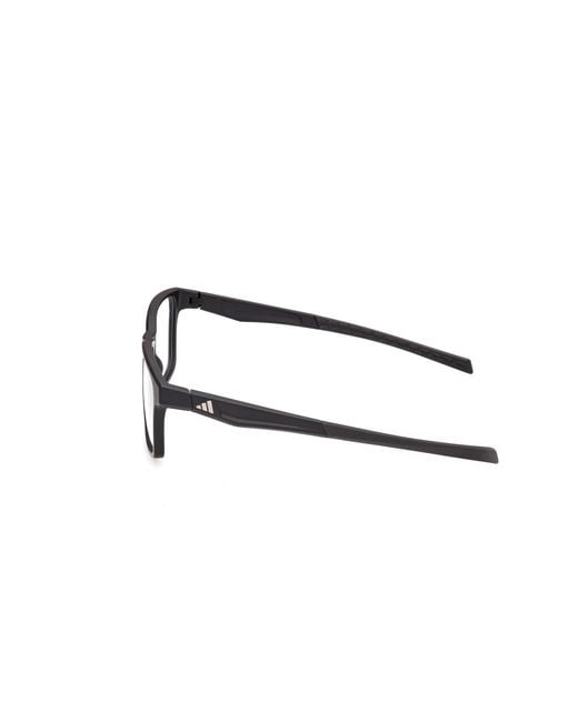 Adidas Originals Black Sp5133 2 Optical Frames Injected Squared Normal for men