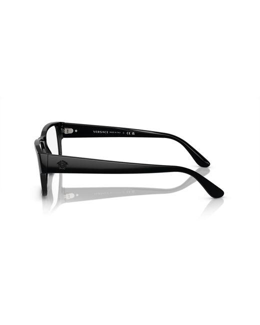 Versace Black Ve3342 Gb1 Optical Frames Acetate Transparent Squared Normal for men