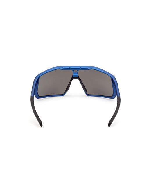 Adidas Originals Blue Sp0123 Kentro 91X Sunglasses Injected Mask Normal for men