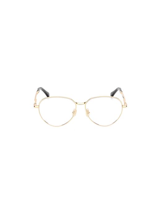 Max Mara Black Mm5178 030 Optical Frames Metal Pilot Normal