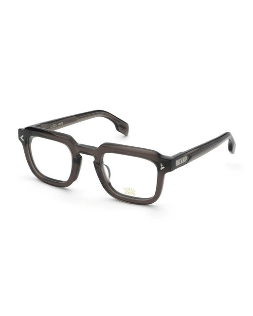 Lozza Black Vl4379M Arpeggio 4 07Ay Optical Frames Acetate Geometric for men