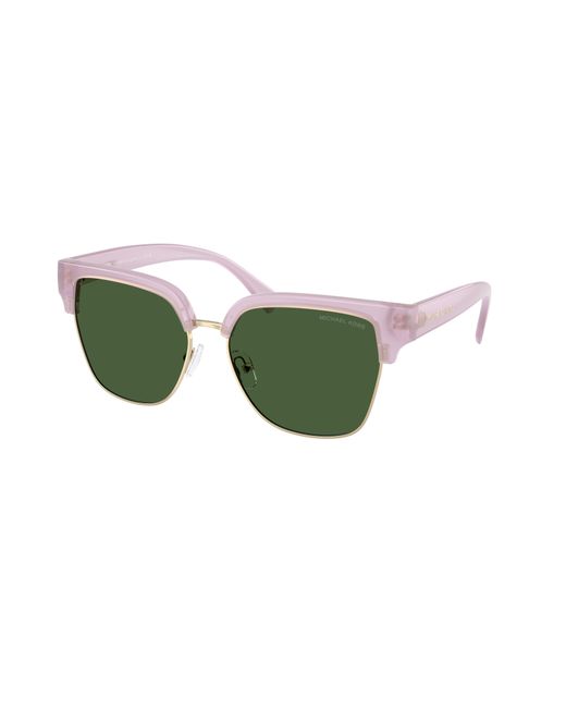 Michael Kors Green Mk2262 St. Eustatius 403371 Sunglasses Injected Squared Normal