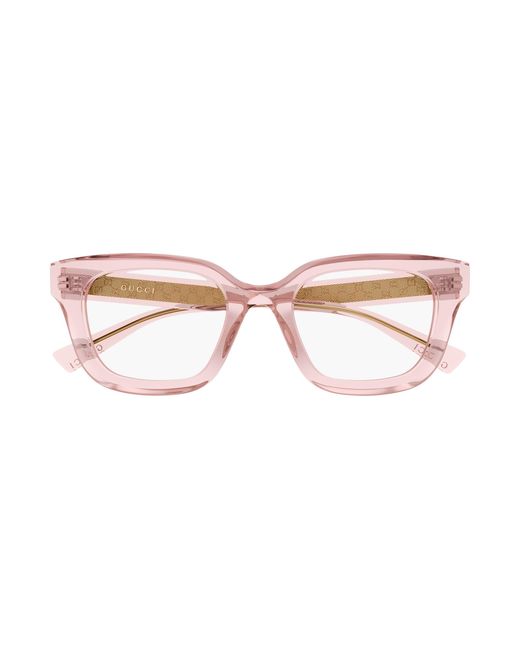 Gucci Black Gg2067Ol 003 Optical Frames Acetate Transparent Squared