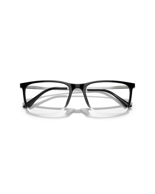 Giorgio Armani Black Ar7199 6022 Optical Frames Acetate Transparent Squared Normal for men