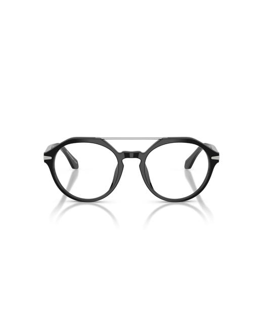 Giorgio Armani Black Ar7278U 5075 Optical Frames Acetate Round Normal for men