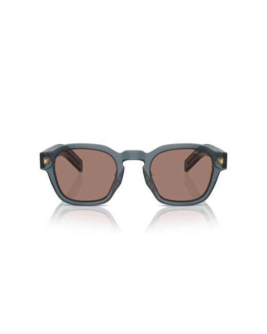 Prada Black Pr A16S 17T05D Sunglasses Acetate Pantos Normal for men