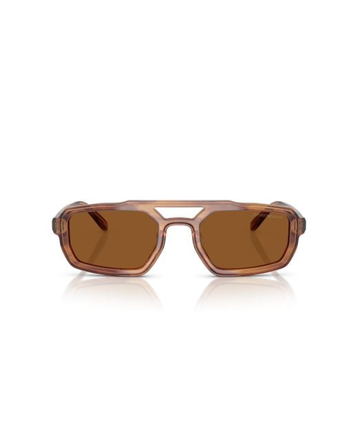 Emporio Armani Black Ea4240U 620373 Sunglasses Acetate Geometric Normal for men