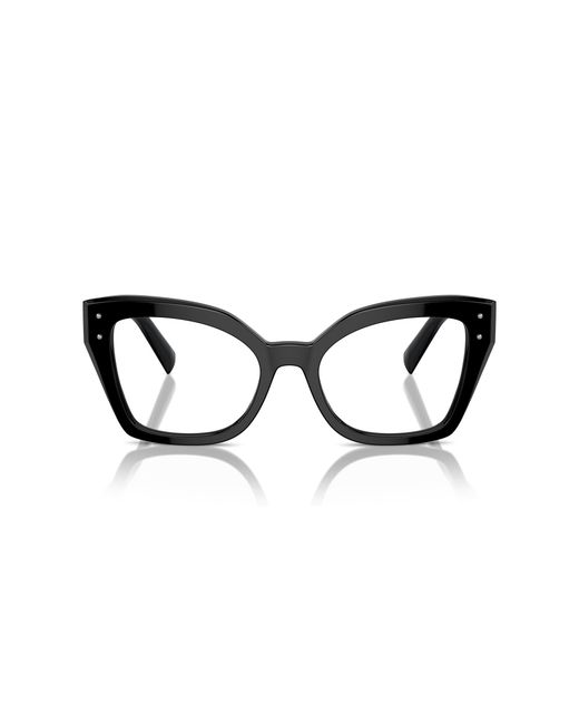 Dolce & Gabbana Black Dg3386 501 Optical Frames Acetate Transparent Butterfly Normal