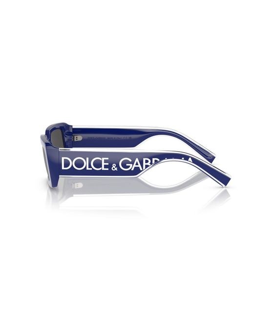Dolce & Gabbana Blue Dg6187 309487 Sunglasses Injected Squared Normal