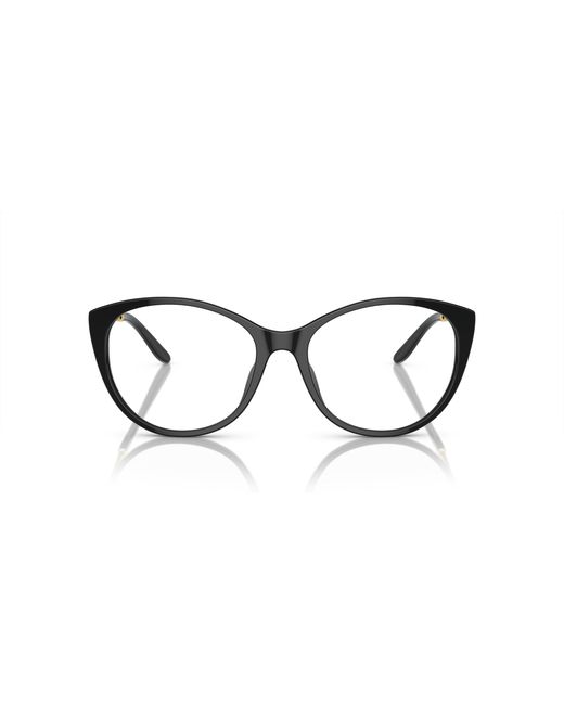 Ralph Lauren Black Rl6239U 5001 Optical Frames Acetate Transparent Cat Eye Normal