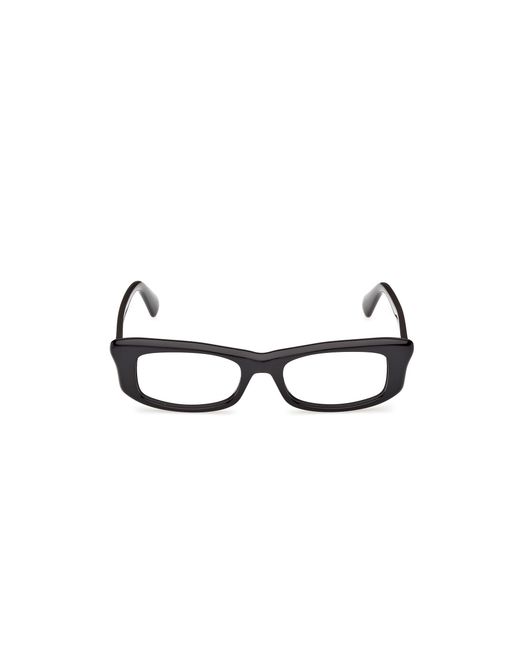 MAX&Co. Black Mo5216 001 Optical Frames Acetate Squared Normal