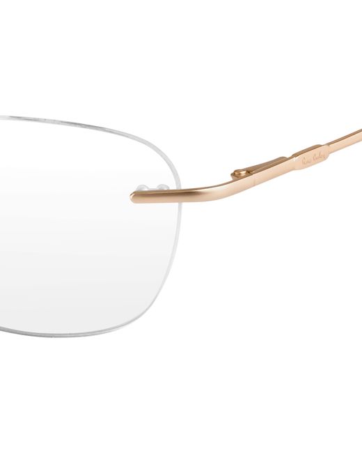 Pierre Cardin Black P.C. 8827 03O Optical Frames Steel Squared