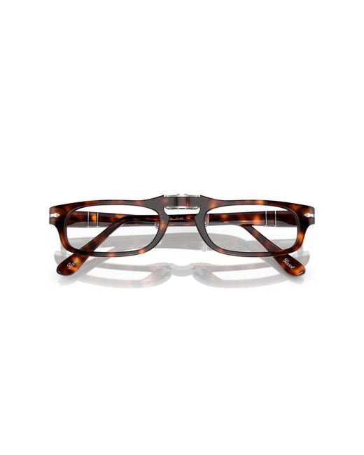 Persol Black Po2886V 24 Optical Frames Acetate Transparent Squared Normal for men