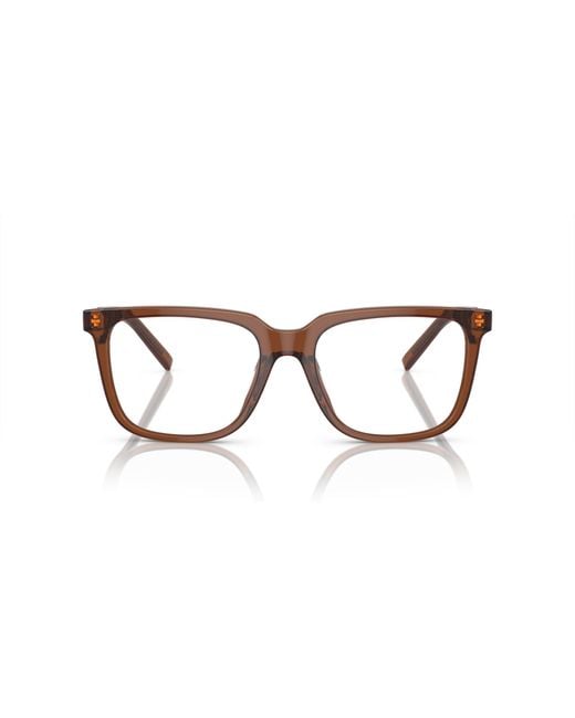 Giorgio Armani Black Ar7252U 6049 Optical Frames Acetate Transparent Squared Normal for men