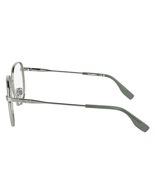 Karl Lagerfeld Black Kl361 040 Optical Frames Metal Pilot Normal