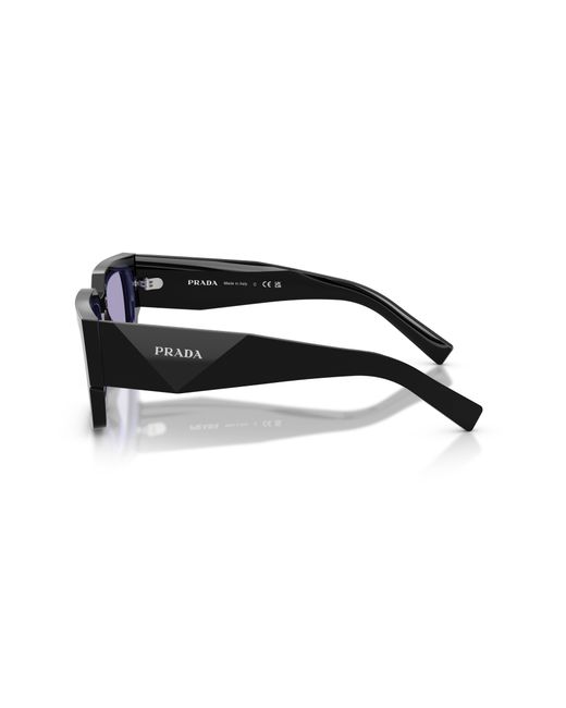 Prada Black Pr B17S 16K01O Sunglasses Acetate Squared Normal for men