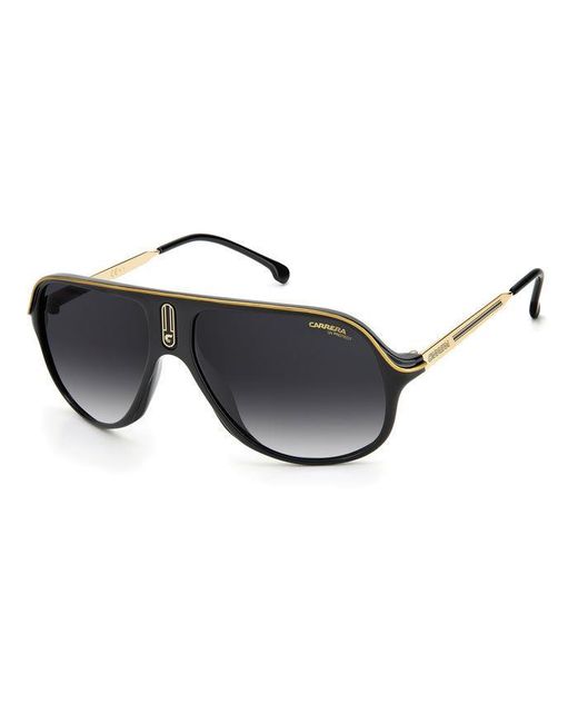 Carrera Black Safari65/N 807/9O Sunglasses Plastic Squared Polarized