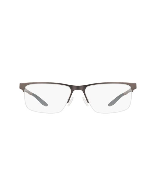 Nike Black 8144 070 Optical Frames Metal Squared Normal for men