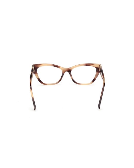 Max Mara Black Mm5228 047 Optical Frames Acetate Cat Eye Normal