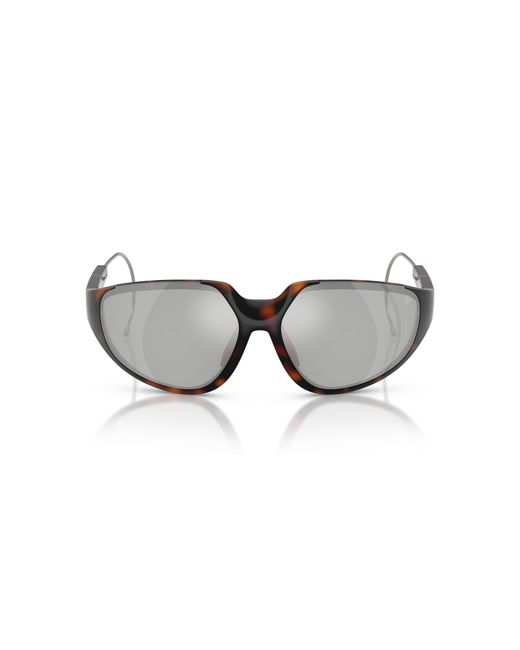 Moncler Black Me8008 Laszer 50218V Sunglasses Injected Geometric Normal