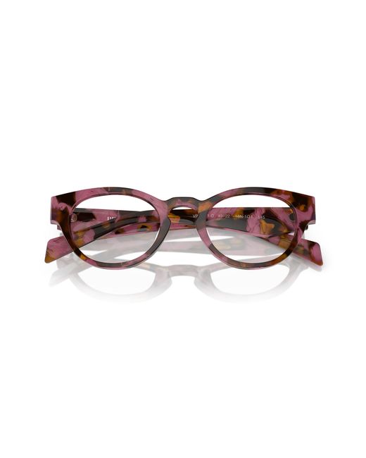 Prada Black Pr A11Vd 18N1O1 Optical Frames Acetate Round Normal