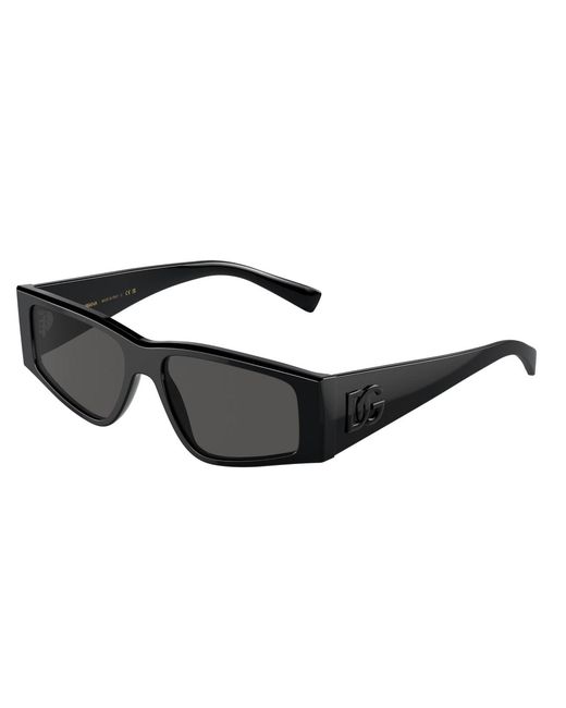 Dolce & Gabbana Black Dg4453 501/87 Sunglasses Acetate Squared Normal for men