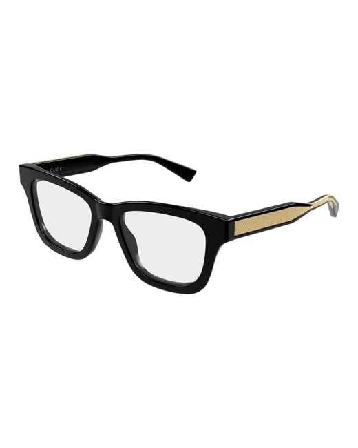 Gucci Black Gg2066O 001 Optical Frames Acetate Transparent Cat Eye