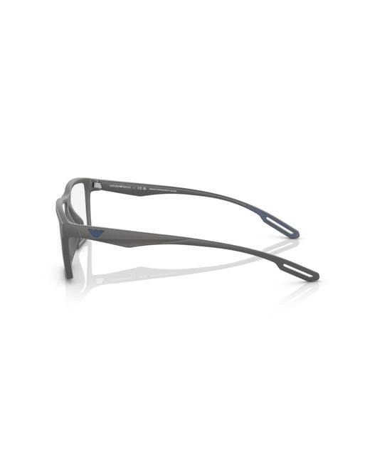 Emporio Armani Black Ea4189U 50601W Sunglasses Plastic Transparent Squared for men