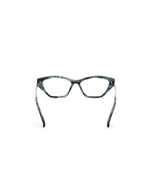 Max Mara Black Mm5176 098 Optical Frames Acetate Round Normal