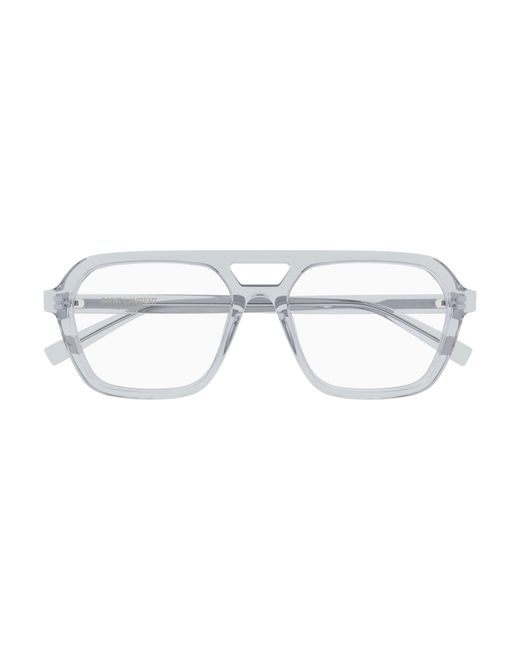 Saint Laurent Black Sl 905 Opt 003 Optical Frames Acetate Transparent Squared