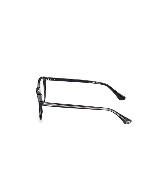 Web Black We5454 005 Optical Frames Acetate Squared Normal for men
