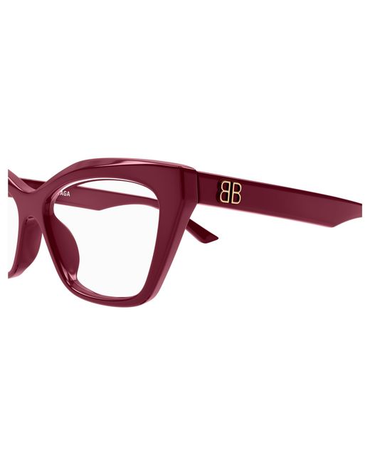 Balenciaga Black Bb0342O 010 Optical Frames Acetate Transparent Cat Eye