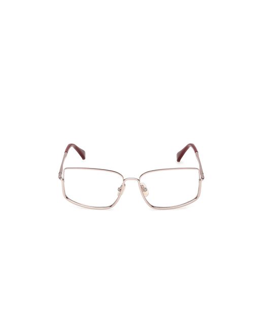 Max Mara Black Mm5203 036 Optical Frames Metal Squared Normal