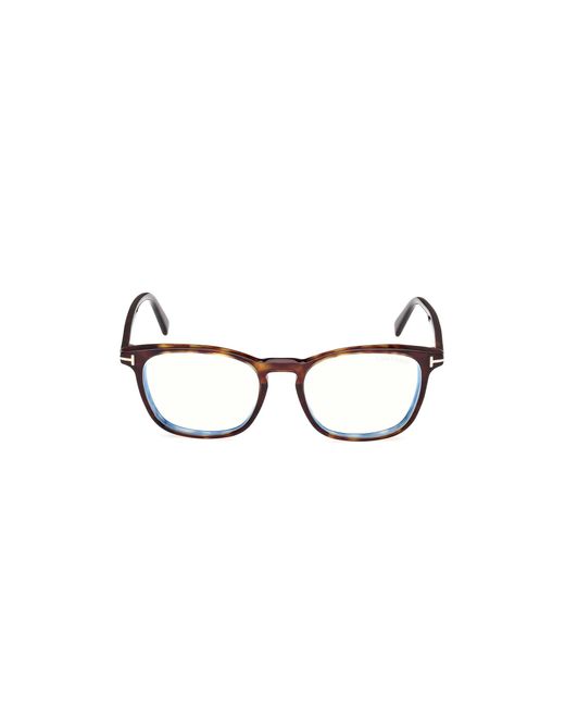 Tom Ford Black Ft5960-B 052 Optical Frames Acetate Squared Normal for men