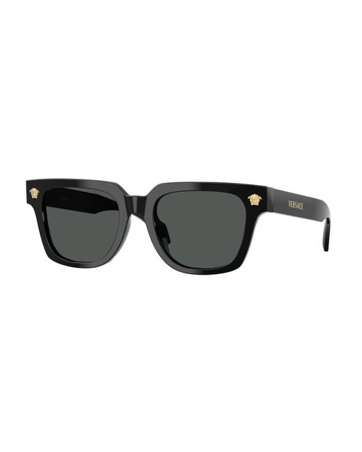 Versace Black Ve4510U Gb1/87 Sunglasses Acetate Squared Normal for men