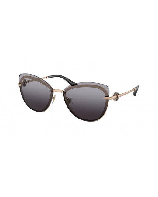 BVLGARI Black Bv6182B 20148G Outlet Sunglasses Metal Butterfly Shaded