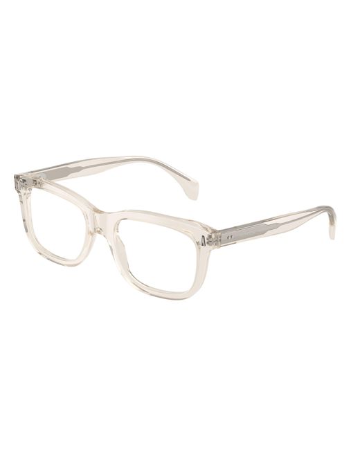 Moncler Black Me2019 3003 Optical Frames Acetate Transparent Squared Normal