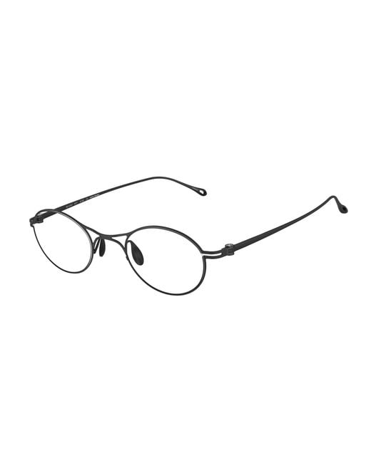 Giorgio Armani Black Ar5135T 3277 Optical Frames Titanium Round Normal for men