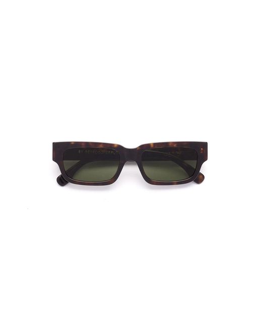 Retrosuperfuture Green Lrv Roma 3627 Sunglasses Acetate Squared Normal